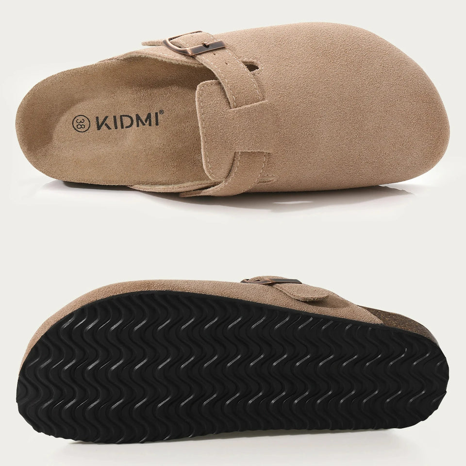 Claquettes Orthopédiques Pour Femme En Suède