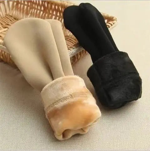 Chaussettes d'Hiver Chauffantes à Doublure en Laine