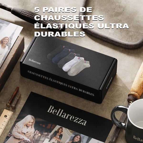 5 Paires de Chaussettes Élastiques Ultra Durables