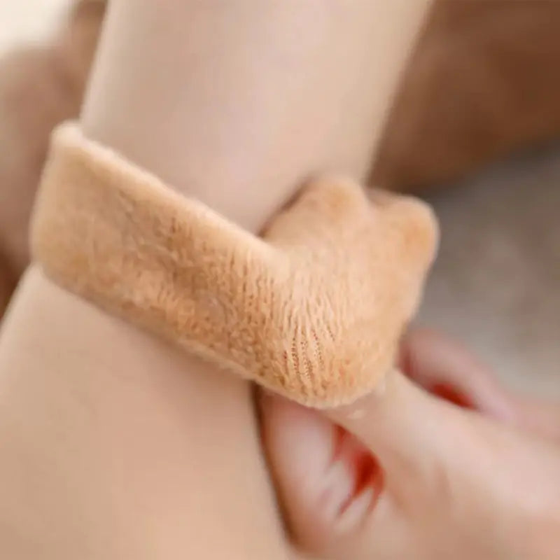 Chaussettes d'Hiver Chauffantes à Doublure en Laine