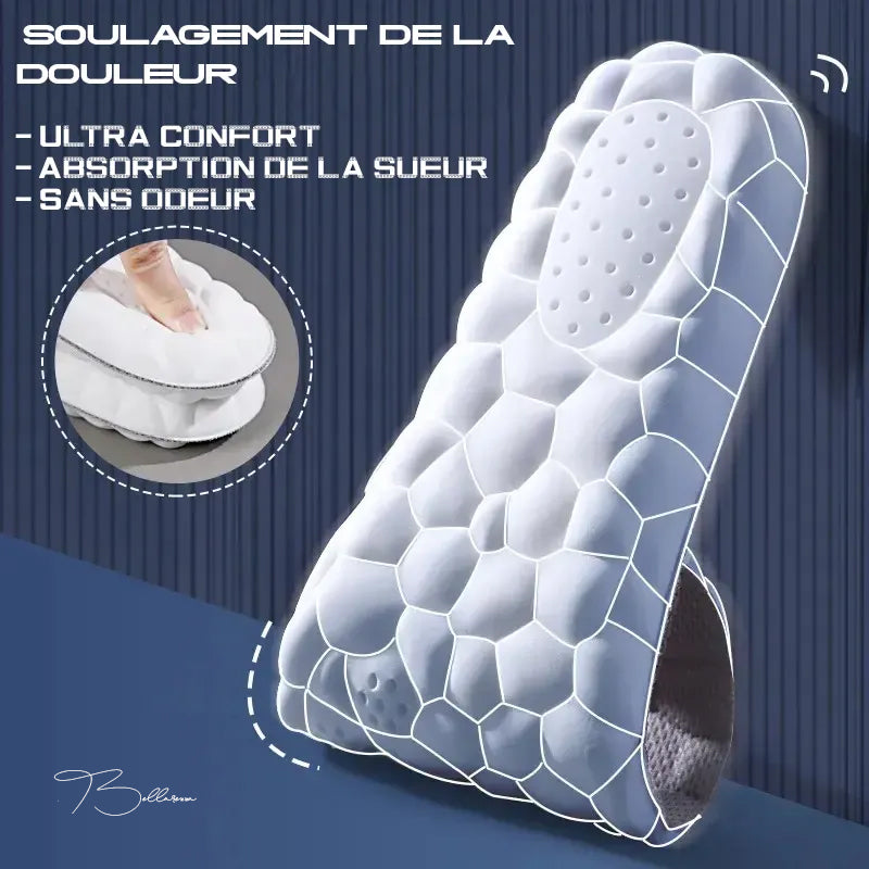 Semelles Orthopédiques Massage Ultra Doux - 4D Boost